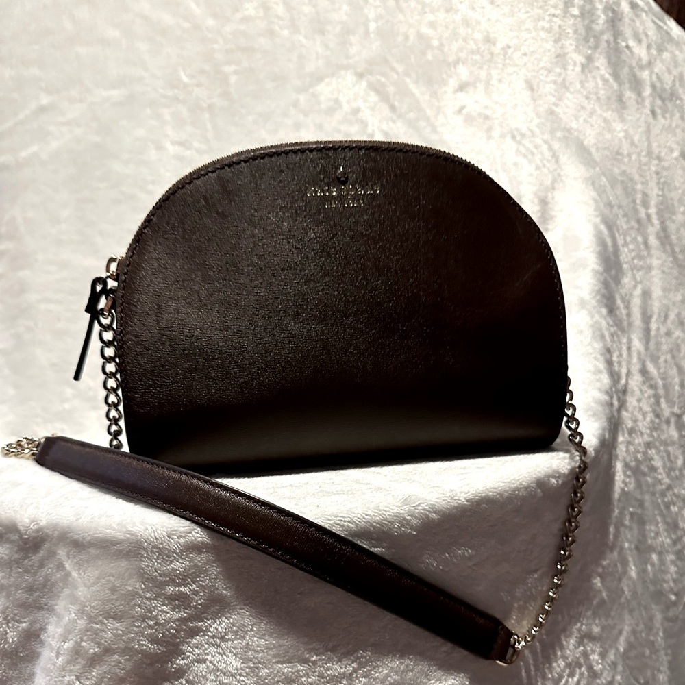 Kate Spade Brown Perry Leather Dome Shoulder Bag